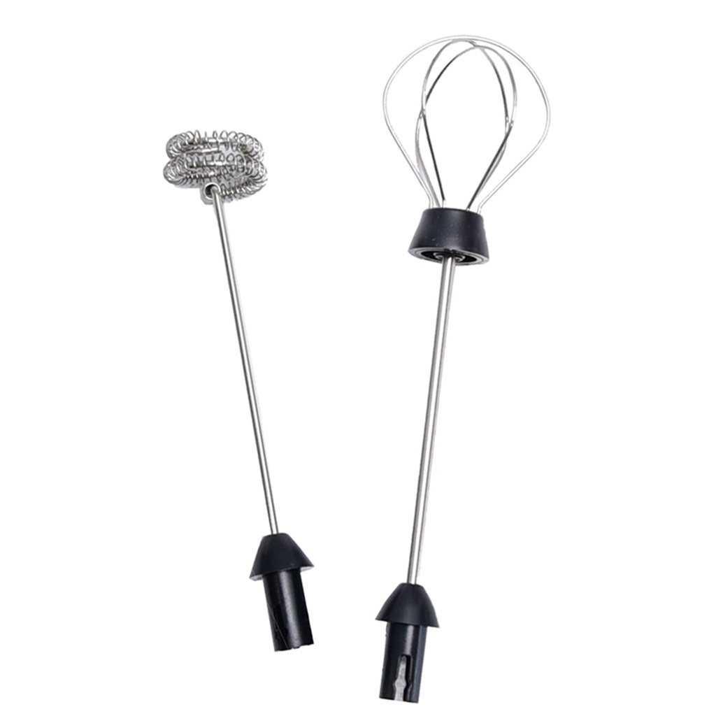 Mousseur à Lait 2 en 1 Rechargeable Florence 4W 9000RPM Noir