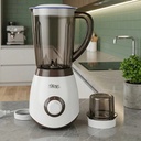 Mixeur blender électrique DSP avec moulin à café/épices inclus -350W-1,5L-Marron
