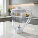 Mixeur blender électrique DSP avec moulin à café/épices inclus -350W-1,5L-Orangé