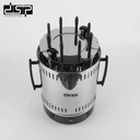 Barbecue Électrique Vertical DSP 8 Fourchettes 1500W – Rotation Automatique