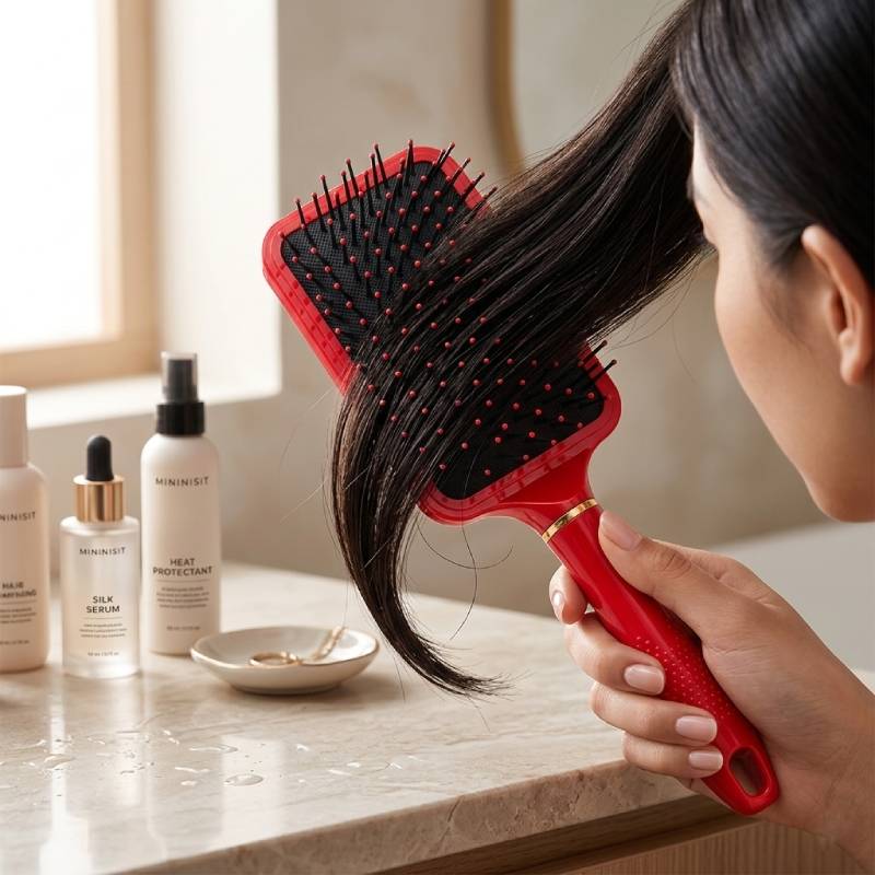 Coffret Séche Cheveux + Brosse Florence 13000 RPM 2200W Rouge