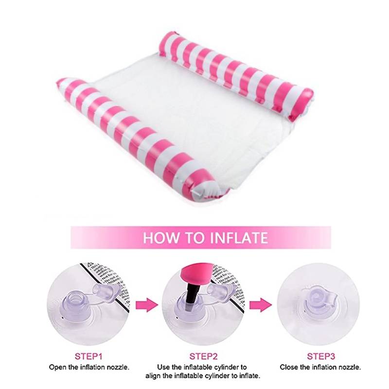 INTEX Hamac de piscine gonflable flottant pliable -138 x 132 x 20 cm- 2 places