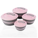 Pinnacle Set 4 Pcs Thermos Alimentaire Isotherme-PALAZIO