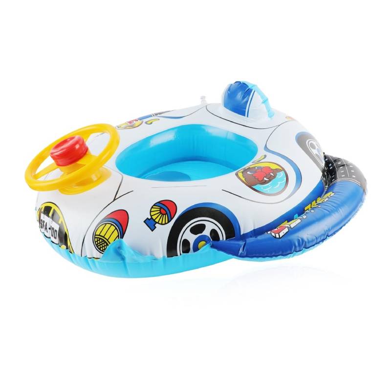 [BS2881-3GO-Bleu] SAINTEVE Bouée gonflable avec Volant pour Bébé - 2-10 ans (Bleu)
