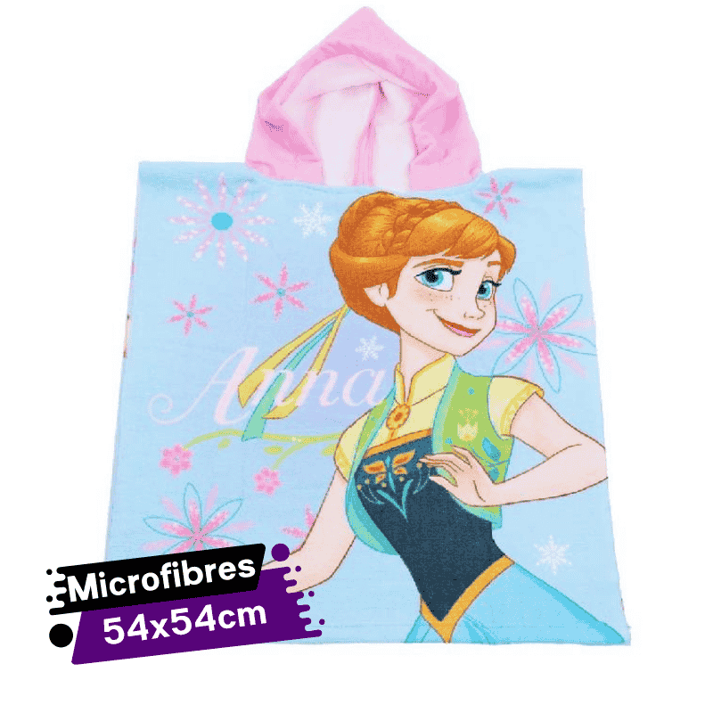 [CB2877-1GO-Motif 5] Cape de bain à Capuche pour Plage - Enfant - 54 x 54 cm (Motif 5)