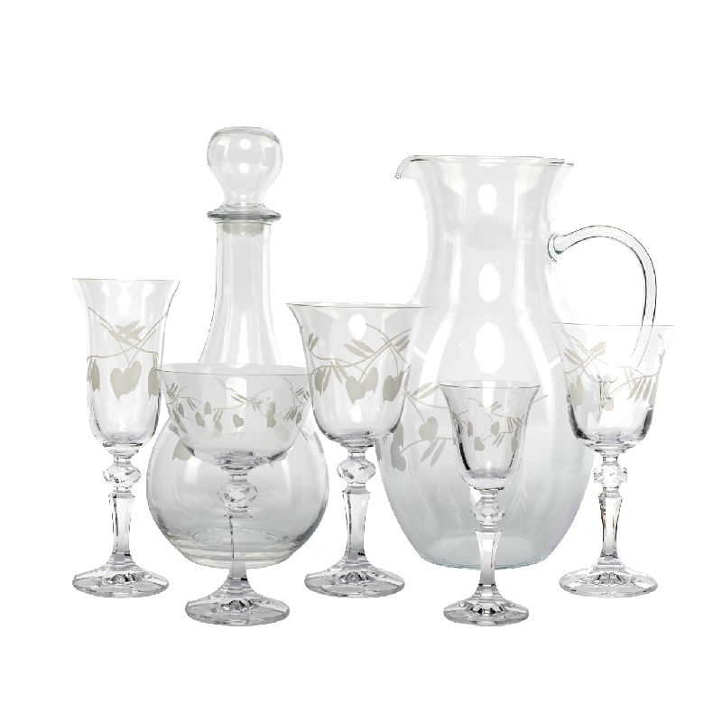 Service Boisson Brigitte 32 Pièces En Cristal BH