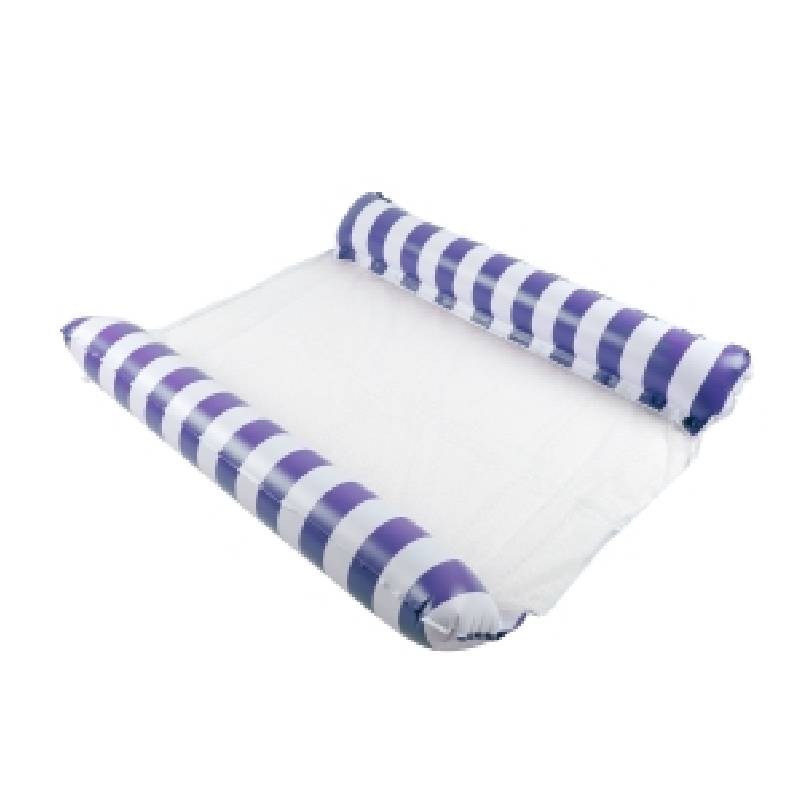 [HP4392-5GO-Bleu] SAINTEVE Hamac de Piscine Gonflable Flottant Pliable -138 x 132 x 20 cm- 2 places (Bleu)