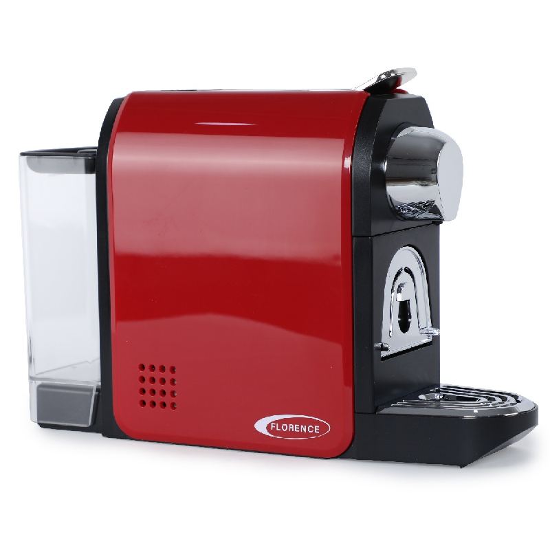 [CN-1400GO-Rouge] Machine Café À Capsules Nespresso FLORENCE 1400W 800 Ml (Rouge)