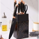 Ensemble De Couteaux De Cuisine Avec Support BOBSSEN 7 Pièces