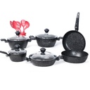 Ensemble De Batteries De Cuisine Granite 16 Pièces-SIZAR