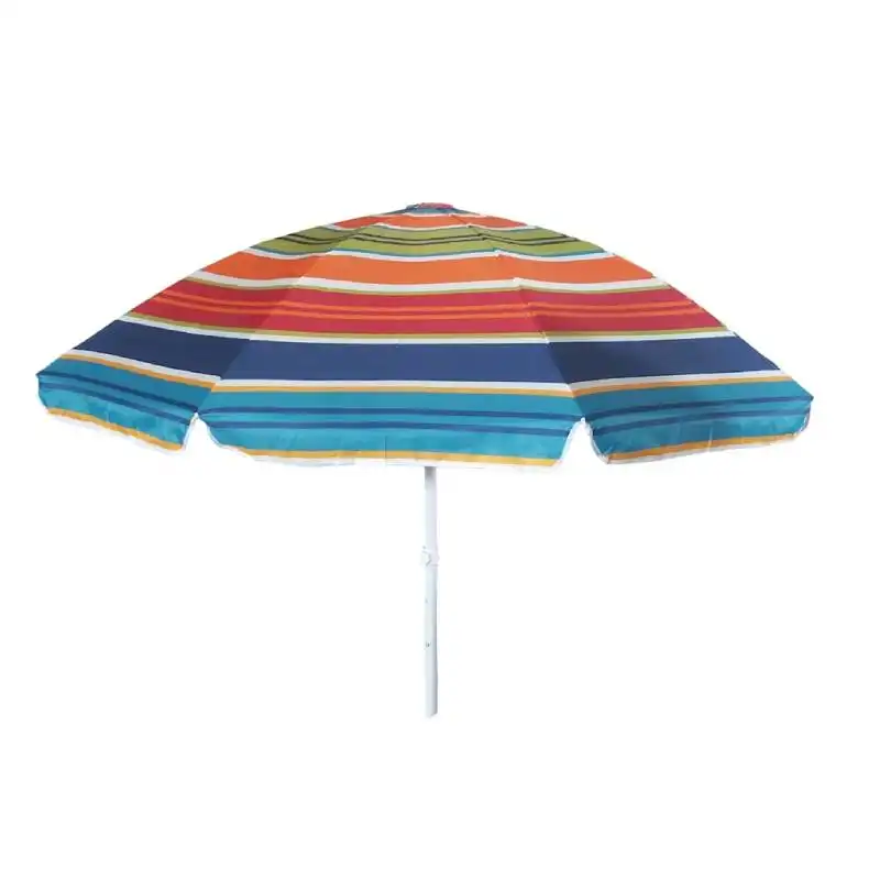 Parasol de plage en tissue anti UV -  2 Mètres- Multicolore