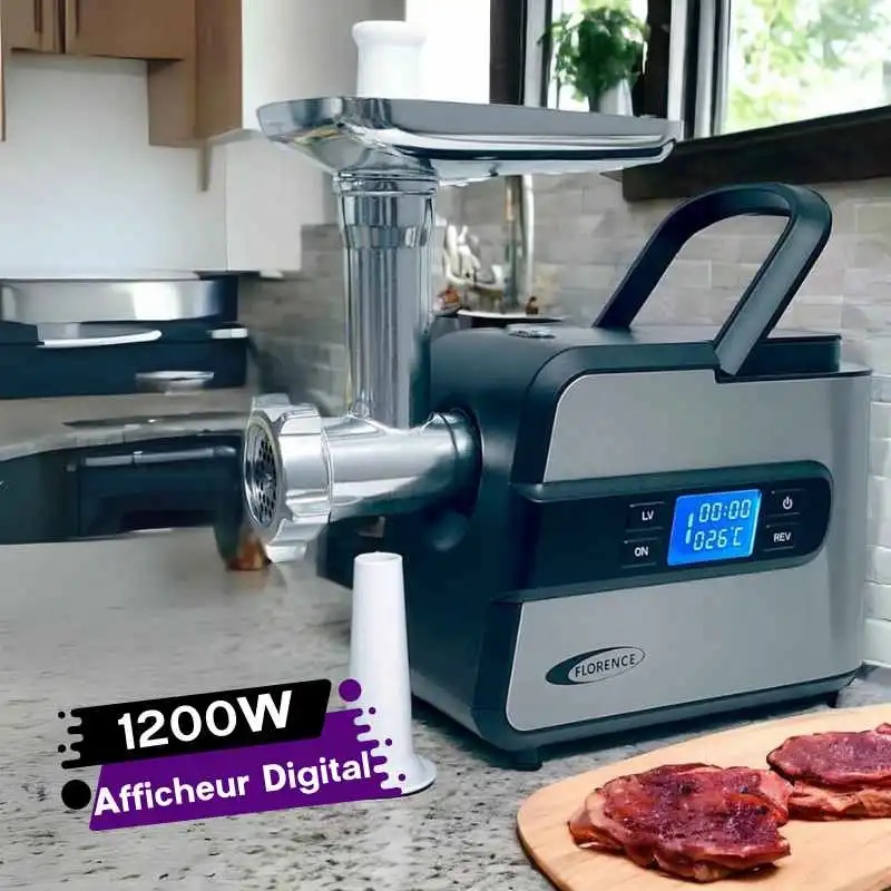 [MGY120B-GO] Hachoir à Viande Florence avec Afficheur Digital 1200W