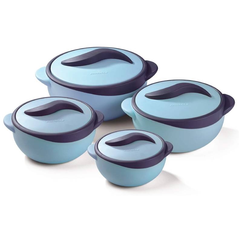 Set 4 Pièces Thermos Alimentaire Isotherme Bleu-PARISA Pinnacle