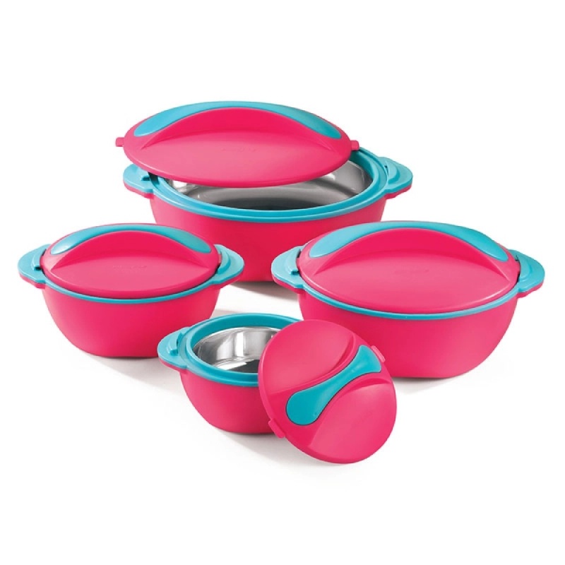 [PA1200-GO-Rose] Set 4 Pièces Thermos Alimentaire Isotherme-PICASSO Pinnacle