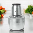 Hachoir électrique Florence En Bol Inox 3L-1000W-Noir