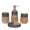 Ensemble de 4 accessoires de salle de bain en céramique GOLDEN HOUSE