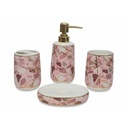 Ensemble de 4 accessoires de salle de bain en céramique GOLDEN HOUSE