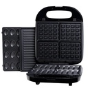 Appareil De Cuisson 3en1 Florence Panini Gaufre Zouza 1400W- Noir