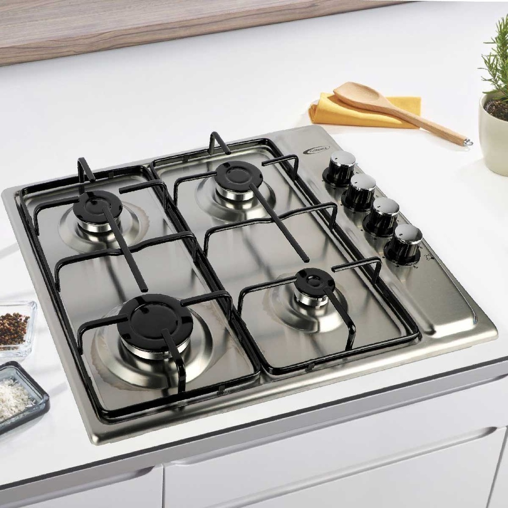 Plaque De Cuisson à Gaz 4 Feux Inox Florence LX410B