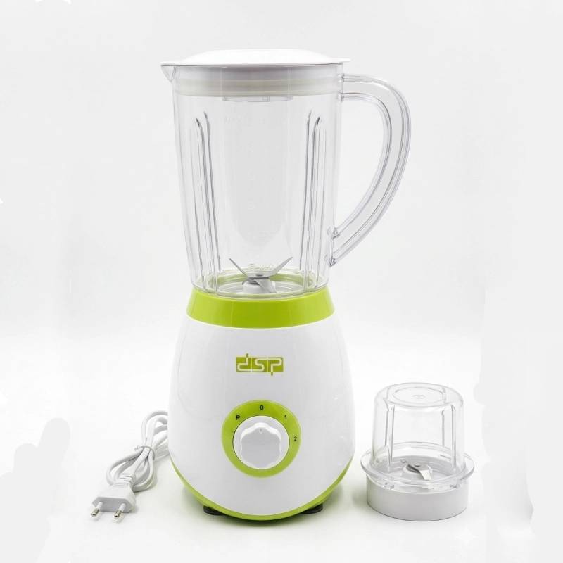 Mixeur blender électrique DSP avec moulin à café/épices inclus -350W-1,5L-Vert pistache