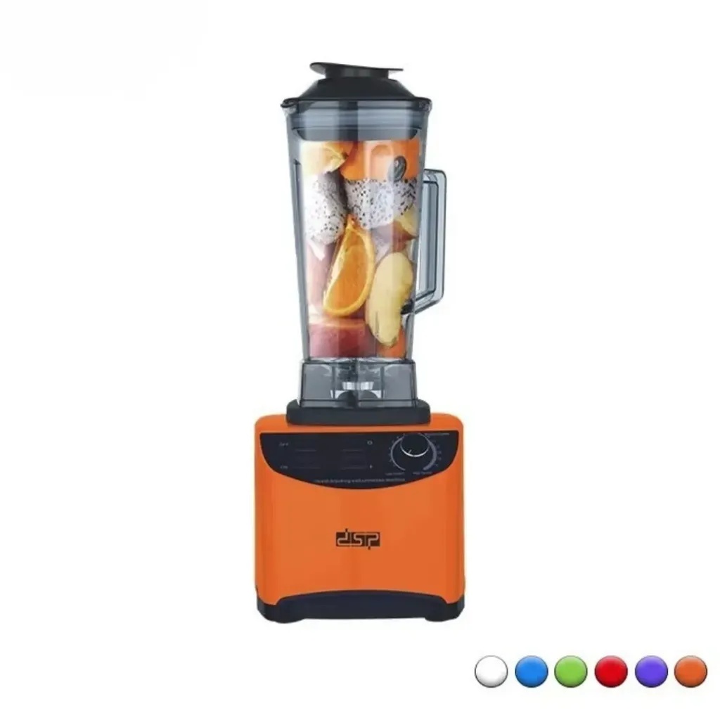 Blender électrique multifonction DSP - 1800W - 2L- Orangé