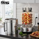 Barbecue Électrique Vertical DSP 8 Fourchettes 1500W – Rotation Automatique