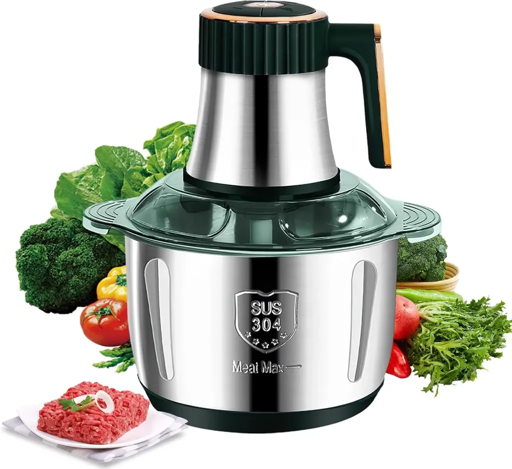Hachoir Electrique En Inox- 5L - 300W-Vert