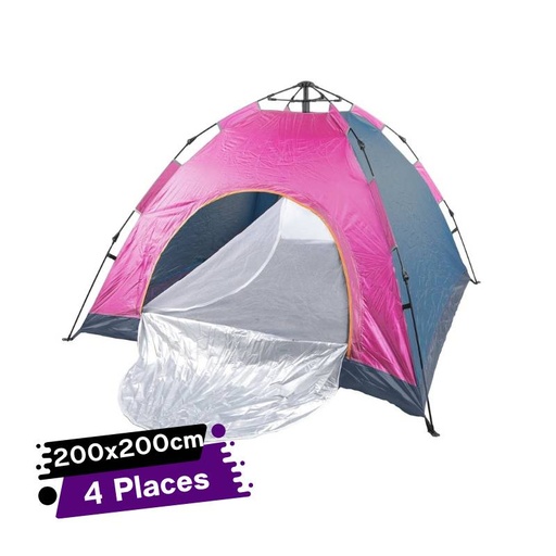Tente Automatique Plage Et Camping Multicolore-4 Places