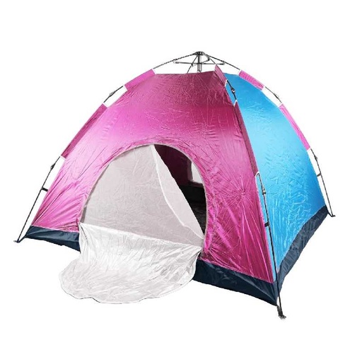 [TM2876-9GO-BR] Tente Automatique Plage Et Camping - 8 Places - Multicolore