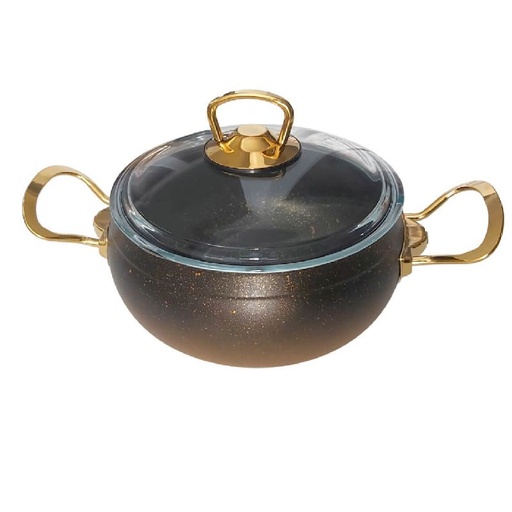 [PGH24-GO] Casserole Granite Daisy Hascevher 24cm