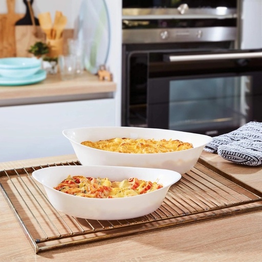 [PCOLS-2GO] Luminarc 2 Plats De Cuisson Ovale Smart Cuisine