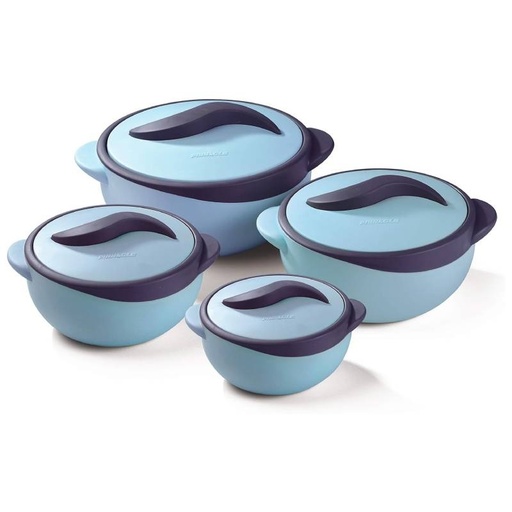 [PR1200-GO-Bleu] Set 4 Pièces Thermos Alimentaire Isotherme Bleu-PARISA Pinnacle