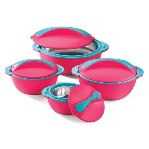[PA1200-GO-Rose] Set 4 Pièces Thermos Alimentaire Isotherme-PICASSO Pinnacle