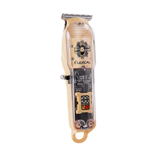 [LHC5634-GO-Jaune] Tondeuse à Cheveux LEXICAL Sans Fil Rechargeable LHC-5634 – Jaune