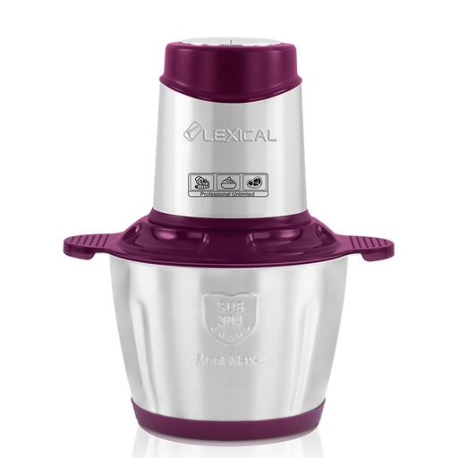 [LCH1915-GO-Violet] HACHOIR ÉLECTRIQUE LEXICAL LCH-1915 - 400W - 3L- Violet