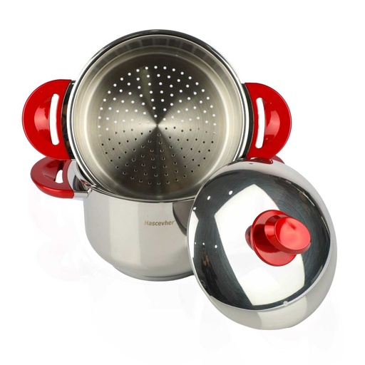 [COUS24GO] Couscoussier HASCHEVER Inox 8L/24cm