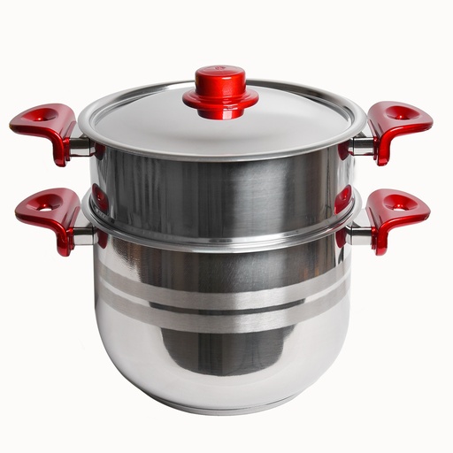 [COUSR26GO] Couscoussière 10L Inox Royal -18/10 - 26cm