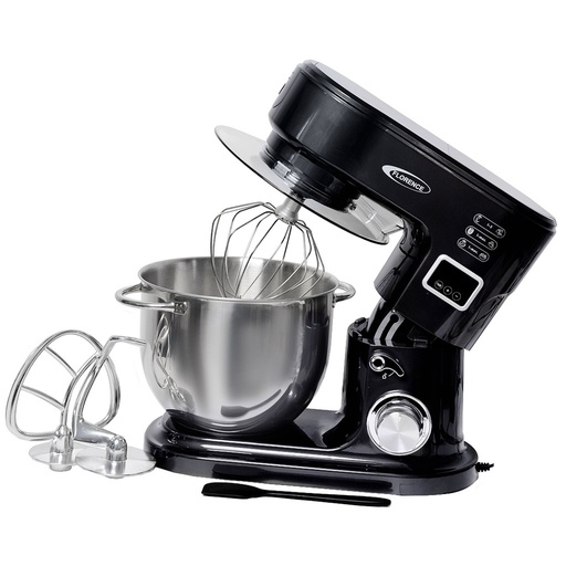 [LH215A-GO-Noir] Robot Pétrin Florence 6,5L à Afficheur Digitale-2000W - Noir