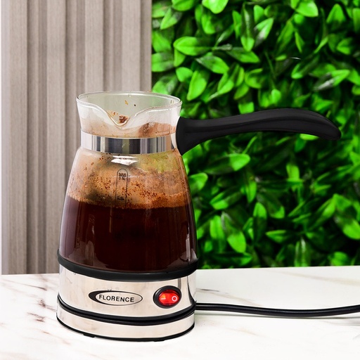 [HK426-GO-Noir] Cafetière à Café Turc Florence 600W - 0,5L - Noir