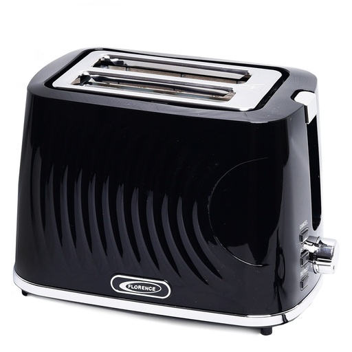 [HK412-GO-Noir] Grille Pain Florence 900W - Noir