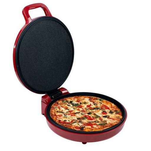 [HK418-GO-Rouge] Machine à Pizza et à Pain Florence 1100W 30,5Cm - Rouge
