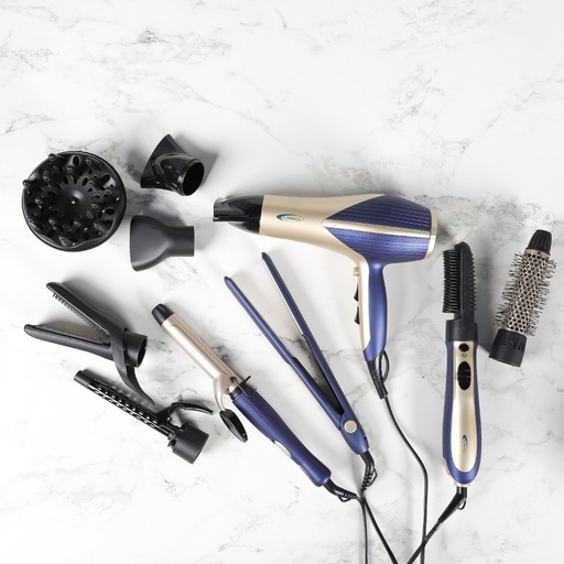 [AG535S12-GO] Coffret Cheveux 12 en 1 Florence 2200W