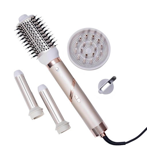[HK455-GO] Coffret Brosse soufflante 5 en1 Florence HK455 - 1000 W