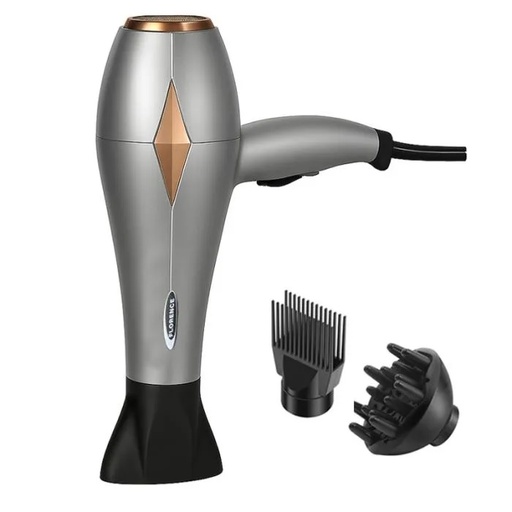 [HK427-GO-Gris] Sèche Cheveux Pro HK-427 FLORENCE 2200W -Gris