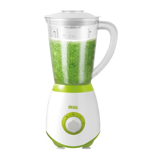 [KJ2002-GO-Vert pistache] Mixeur blender électrique DSP avec moulin à café/épices inclus -350W-1,5L-Vert pistache