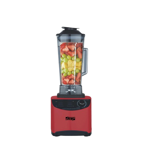 [KJ2099-GO-Rouge] Blender électrique multifonction DSP - 1800W - 2L- Rouge